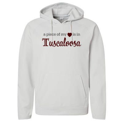 Tuscaloosa - A Piece of My Heart - Alabama AL Performance Fleece Hoodie