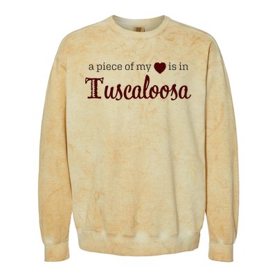 Tuscaloosa - A Piece of My Heart - Alabama AL Colorblast Crewneck Sweatshirt