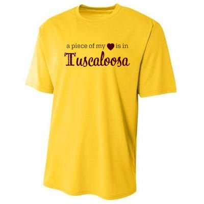 Tuscaloosa - A Piece of My Heart - Alabama AL Performance Sprint T-Shirt