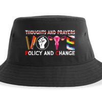 Thoughts And Prayers Vote Policy And Change Equality Rights Sustainable Bucket Hat