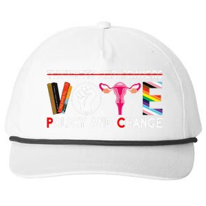 Thoughts And Prayers Vote Policy And Change Equality Rights Snapback Five-Panel Rope Hat