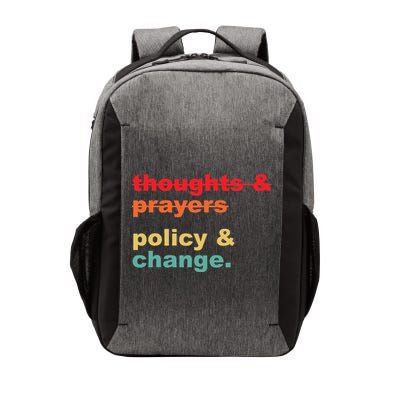 Thoughts And Prayers Policy And Change Human Rights Equality Vector Backpack