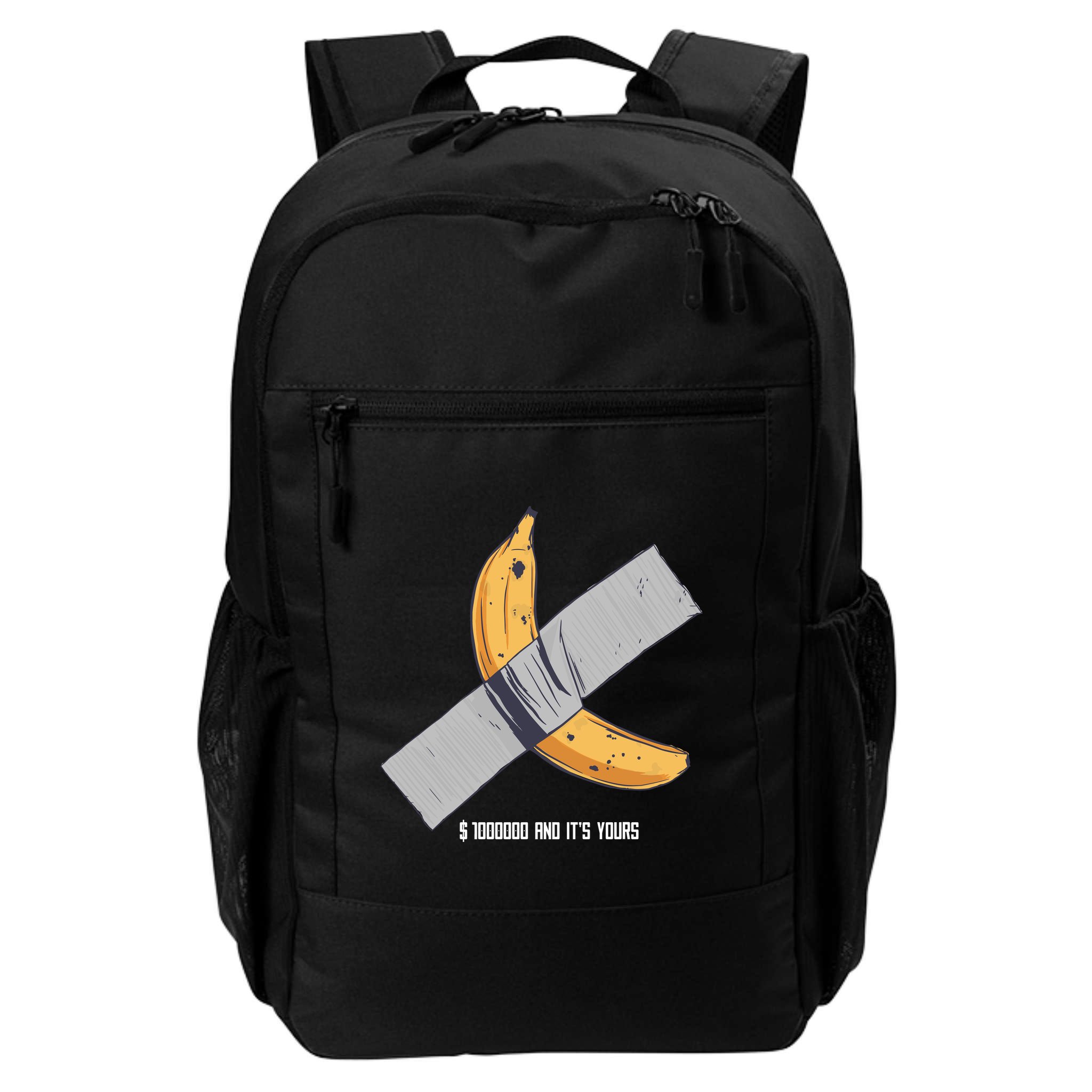 Taped Banana Funny Backpack