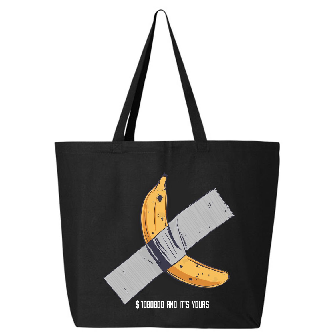 Taped Banana Funny 25L Jumbo Tote
