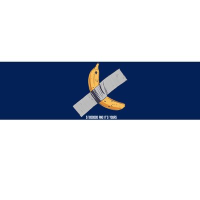 Taped Banana Funny Bumper Sticker