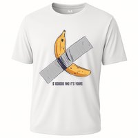 Taped Banana Funny Cooling Performance Crew T-Shirt