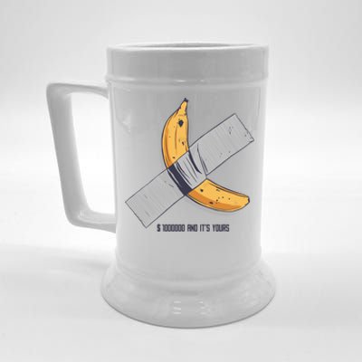 Taped Banana Funny Beer Stein