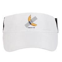 Taped Banana Funny Adult Drive Performance Visor