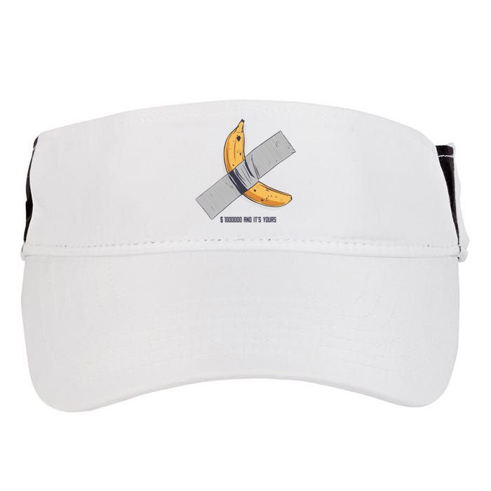 Taped Banana Funny Adult Drive Performance Visor