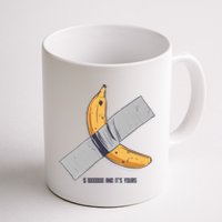 Taped Banana Funny Coffee Mug