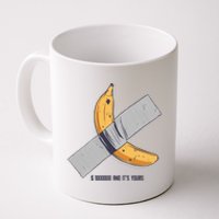 Taped Banana Funny Coffee Mug