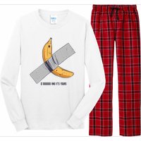 Taped Banana Funny Long Sleeve Pajama Set