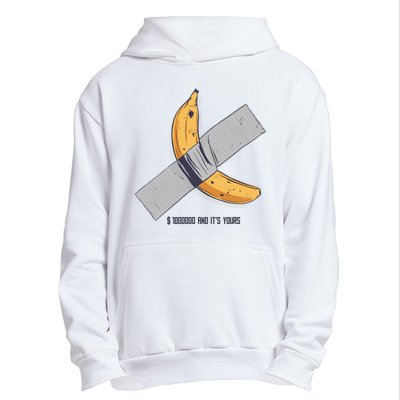 Taped Banana Funny Urban Pullover Hoodie