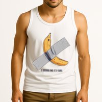 Taped Banana Funny Tank Top