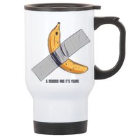 Taped Banana Funny Stainless Steel Travel Mug