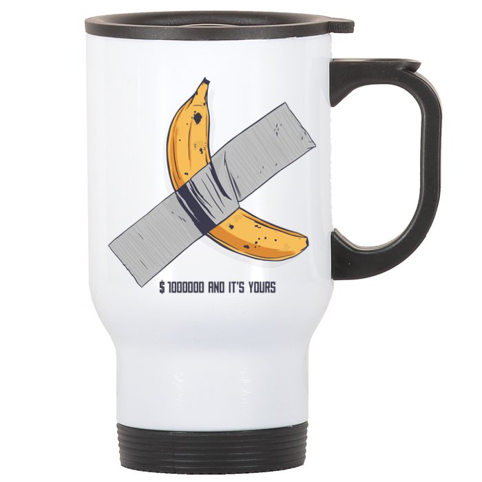 Taped Banana Funny Stainless Steel Travel Mug