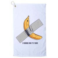 Taped Banana Funny Golf Towel