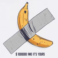 Taped Banana Funny Golf Towel