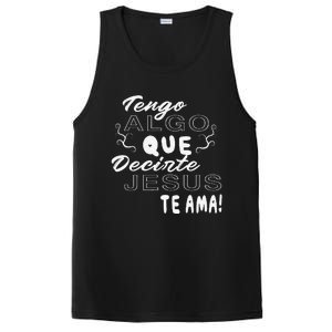 Tengo Algo Que Decirte Jesus Te Ama Spanish Christian Quotes PosiCharge Competitor Tank