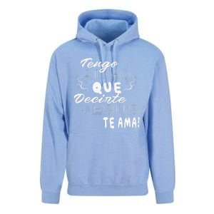 Tengo Algo Que Decirte Jesus Te Ama Spanish Christian Quotes Unisex Surf Hoodie