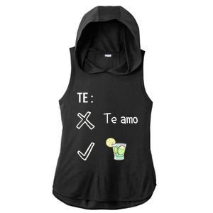 Te Amo Quila Tequila Funny Mexican Ing Cinco De Mayo Cool Gift Ladies PosiCharge Tri-Blend Wicking Draft Hoodie Tank