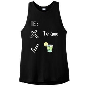 Te Amo Quila Tequila Funny Mexican Ing Cinco De Mayo Cool Gift Ladies PosiCharge Tri-Blend Wicking Tank