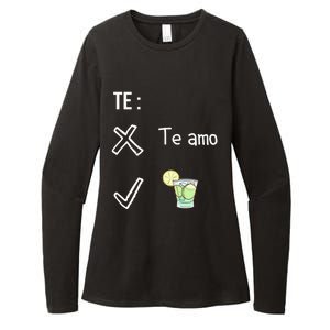 Te Amo Quila Tequila Funny Mexican Ing Cinco De Mayo Cool Gift Womens CVC Long Sleeve Shirt