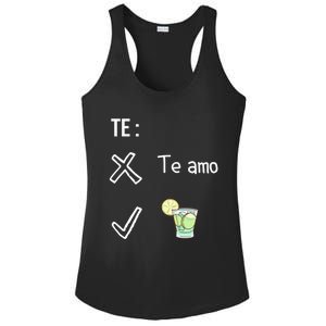 Te Amo Quila Tequila Funny Mexican Ing Cinco De Mayo Cool Gift Ladies PosiCharge Competitor Racerback Tank