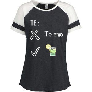 Te Amo Quila Tequila Funny Mexican Ing Cinco De Mayo Cool Gift Enza Ladies Jersey Colorblock Tee