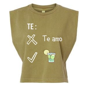 Te Amo Quila Tequila Funny Mexican Ing Cinco De Mayo Cool Gift Garment-Dyed Women's Muscle Tee