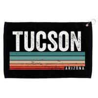 Tucson Arizona Retro Sunset Tucson Az Tucson Grommeted Golf Towel