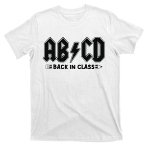 Teachers ABCD Rock Graphic Back To School T-Shirt