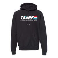 Trump A Real American Hero Premium Hoodie