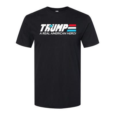 Trump A Real American Hero Softstyle CVC T-Shirt