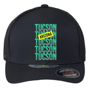 Tucson Arizona Repeat Logo Flexfit Unipanel Trucker Cap