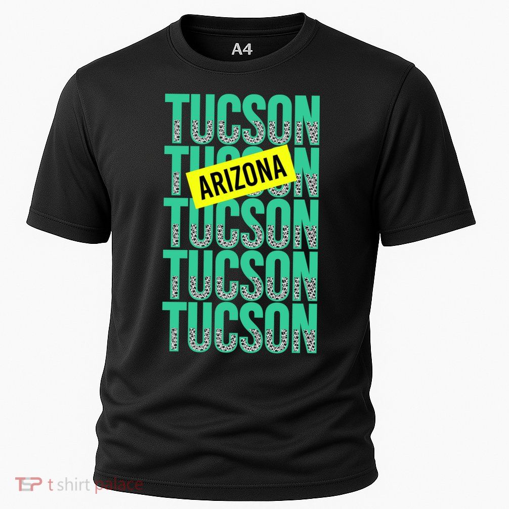 Tucson Arizona Repeat Logo Performance Shirt