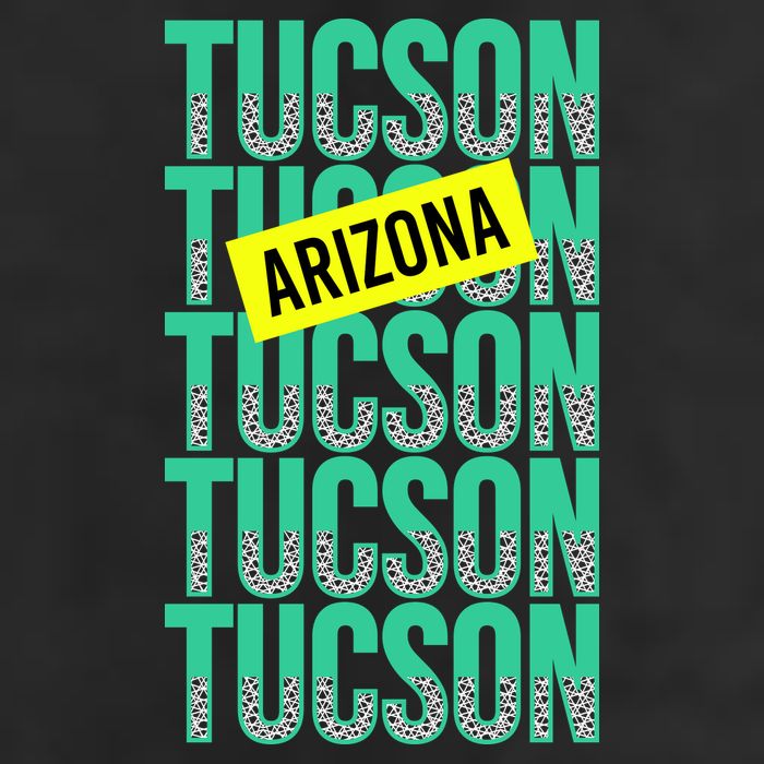 Tucson Arizona Repeat Logo Adult Drive Performance Visor