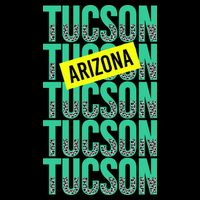 Tucson Arizona Repeat Logo Youth Performance Sprint T-Shirt