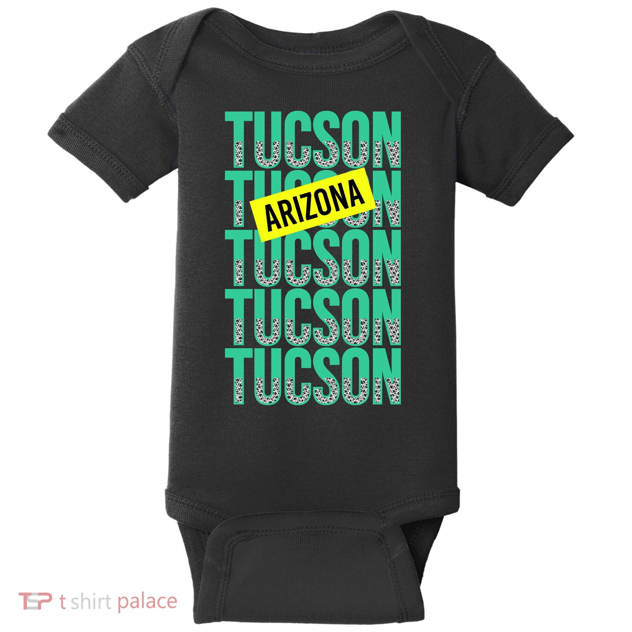 Tucson Arizona Repeat Logo Baby Bodysuit