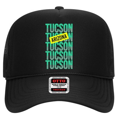 Tucson Arizona Repeat Logo Trucker Hat