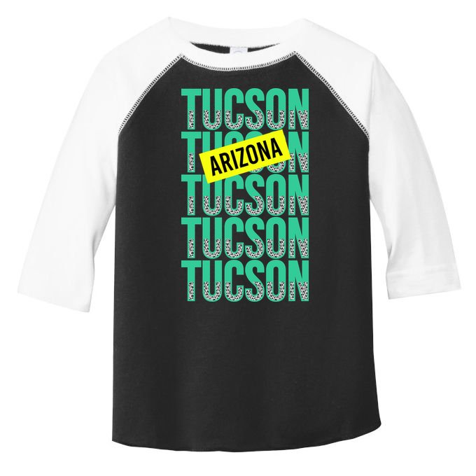Tucson Arizona Repeat Logo Toddler Fine Jersey T-Shirt