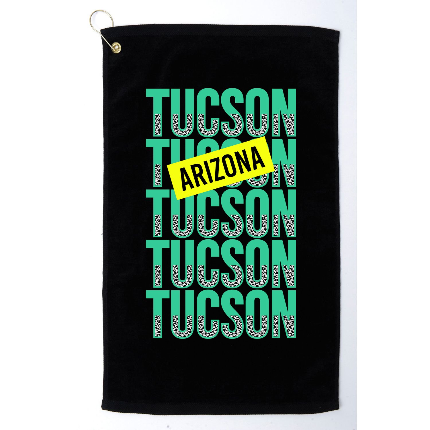 Tucson Arizona Repeat Logo Golf Towel