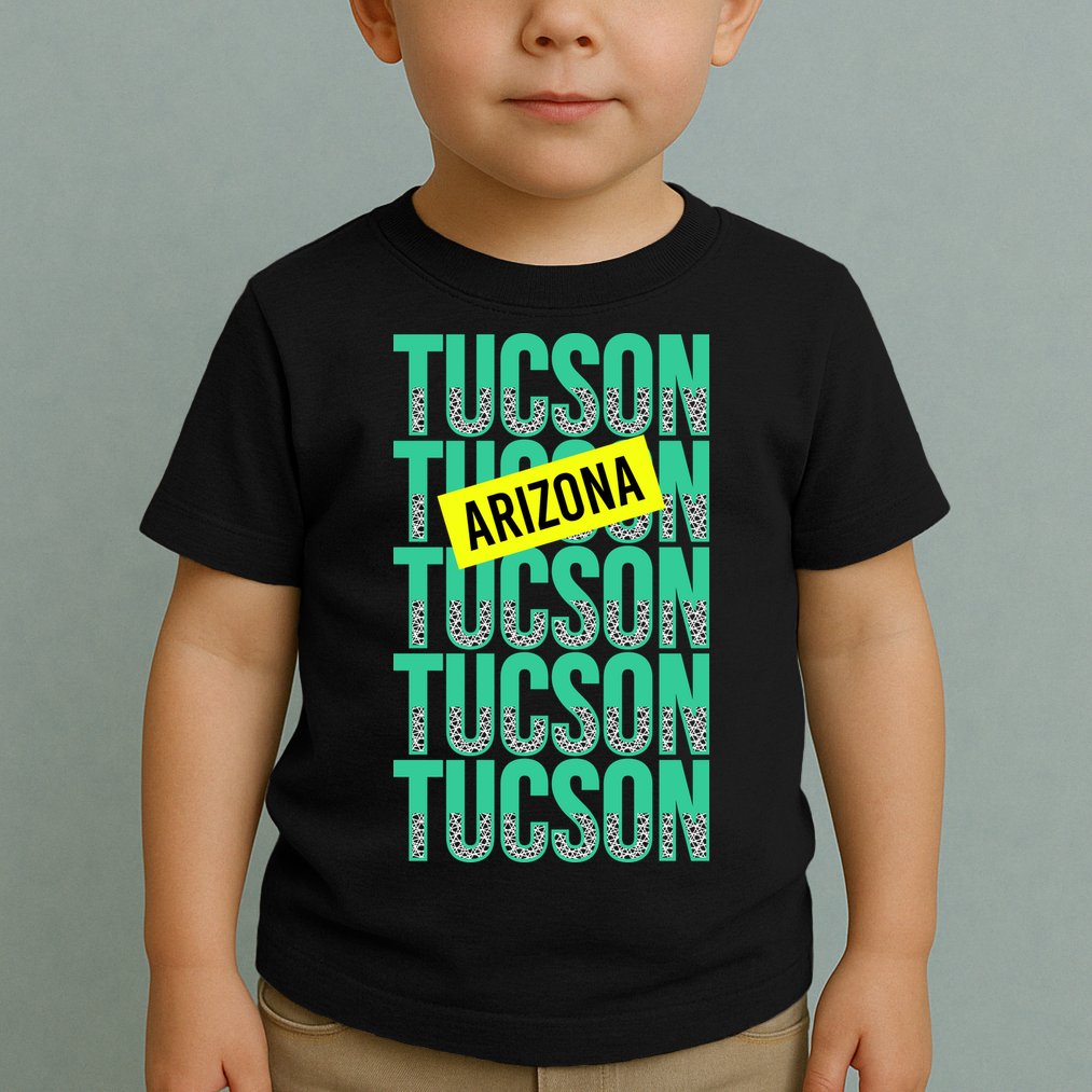 Tucson Arizona Repeat Logo Toddler T-Shirt