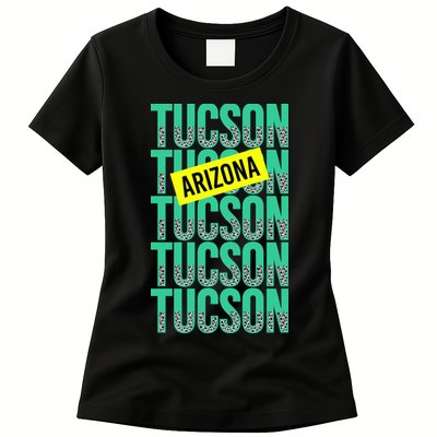 Tucson Arizona Repeat Logo Womens T-Shirt