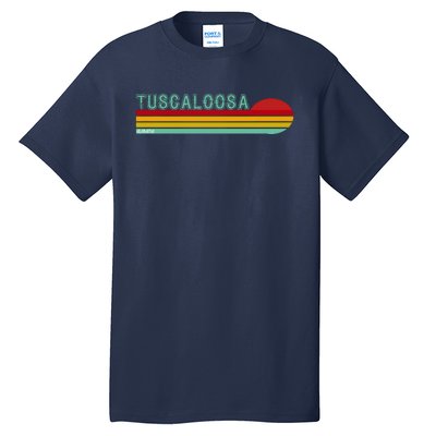 Tuscaloosa Alabama Retro Sunset Tall T-Shirt