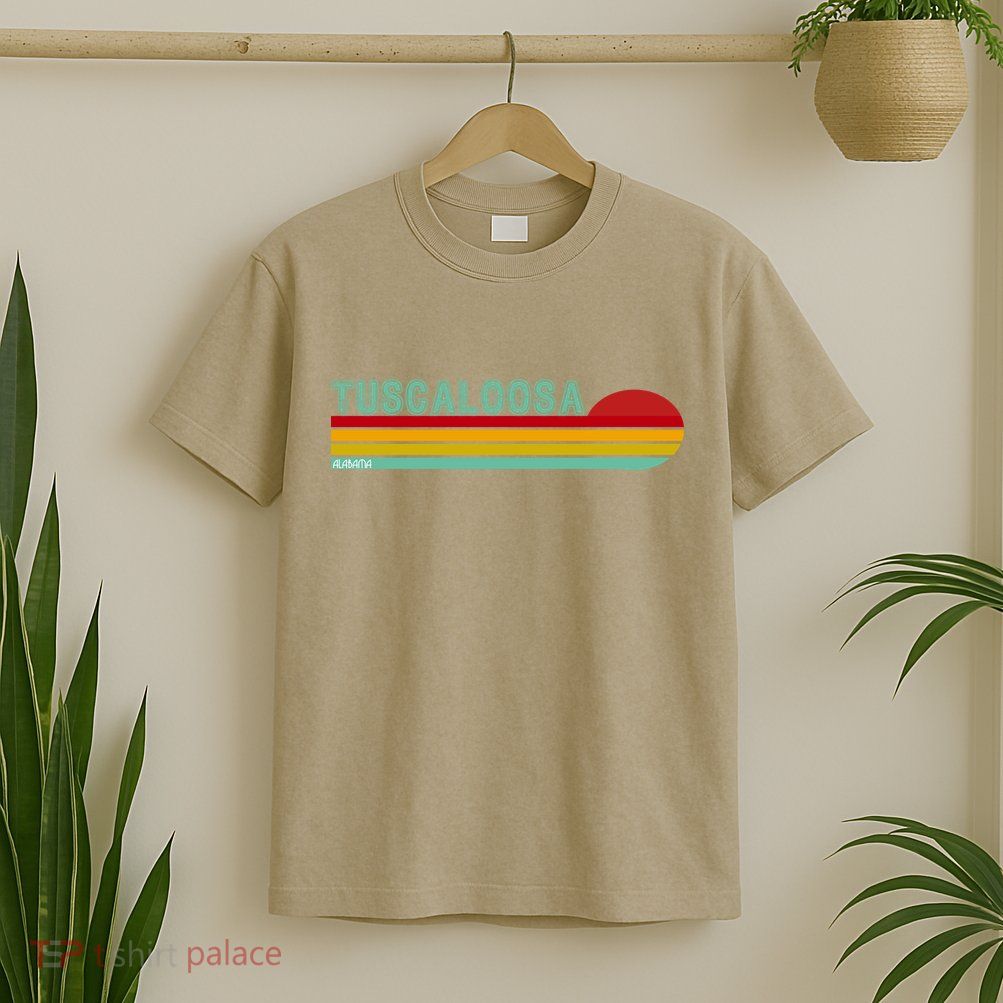 Tuscaloosa Alabama Retro Sunset T-Shirt