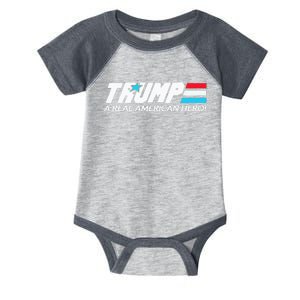 Trump A Real American Hero Infant Baby Jersey Bodysuit