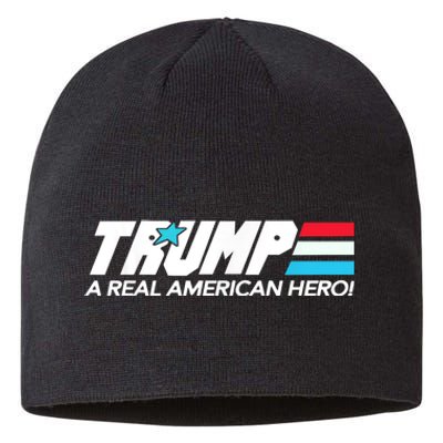 Trump A Real American Hero Sustainable Beanie