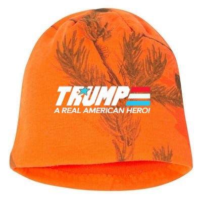 Trump A Real American Hero Kati - Camo Knit Beanie