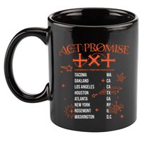 Txt Act Rosemont 11oz C Handle Ceramic Mug